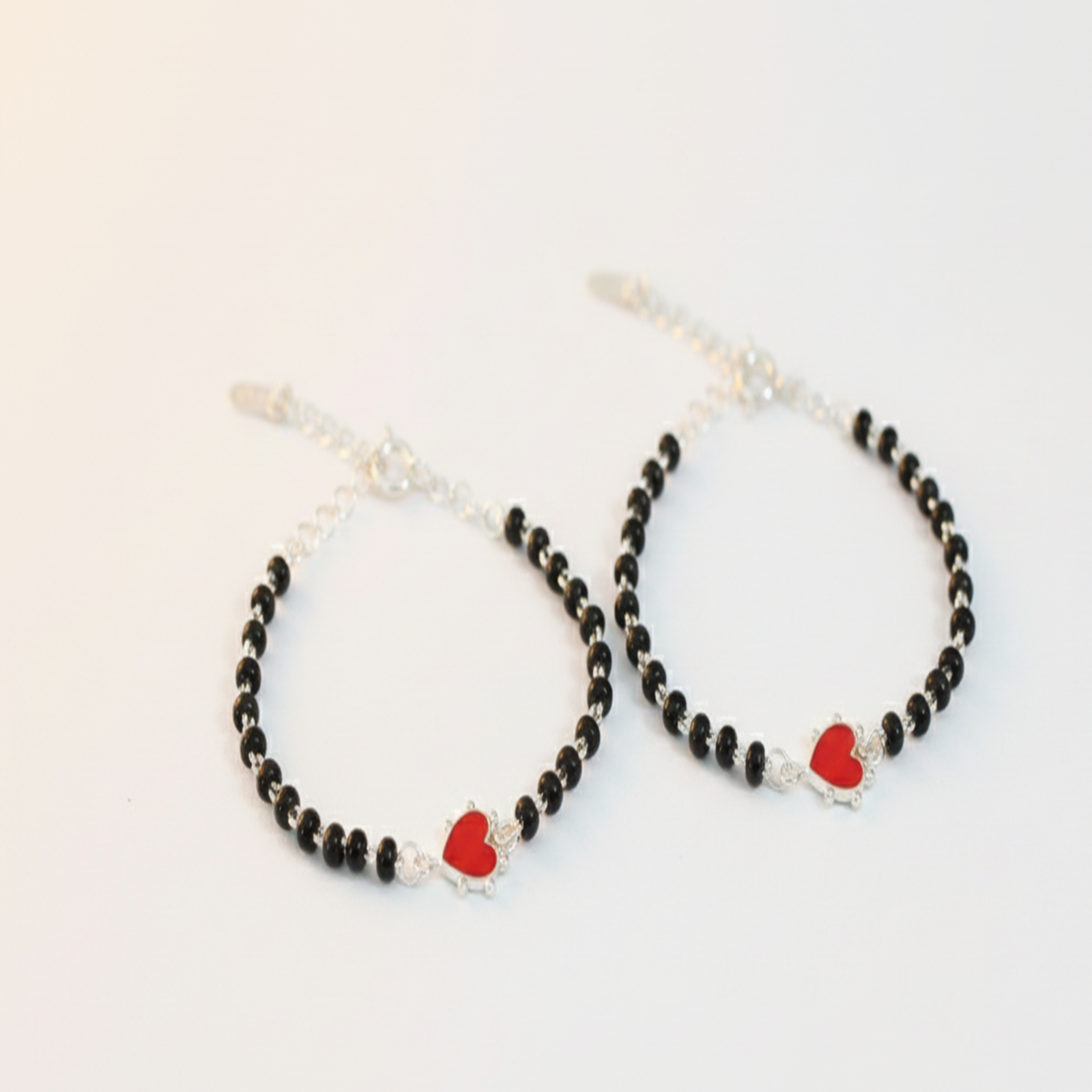 925 sterling silver baby nazariya enamel heart charm