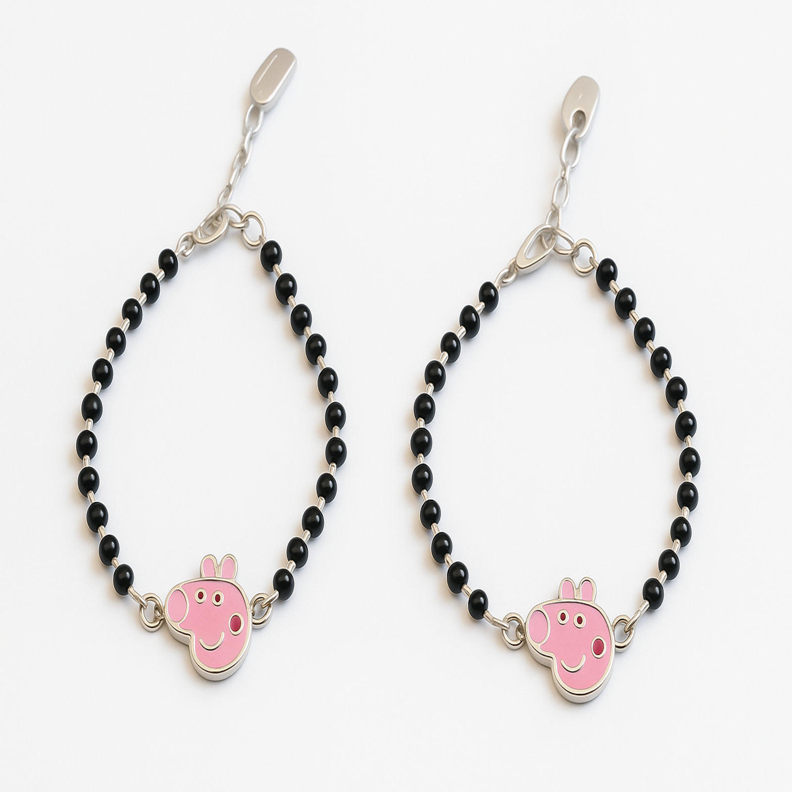 925 sterling silver baby nazariya with pig charm