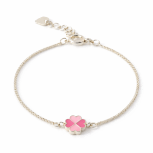 925 sterling silver baby bracelet with flower charm