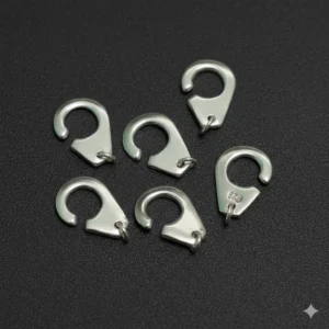 92.5 sterling silver handcuff closing 30×15mm