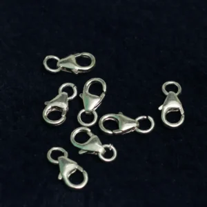 92.5 sterling silver fishhook clasps
