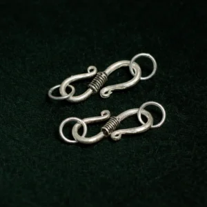 92.5 sterling silver s hook 17mm